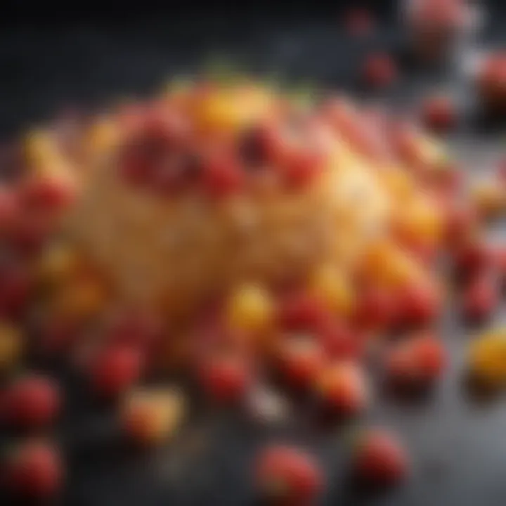 Variations of ambrosia with different toppings