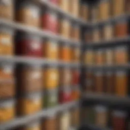 Showcase of diverse air-tight food storage solutions