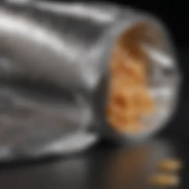 Aluminum foil for food preservation techniques