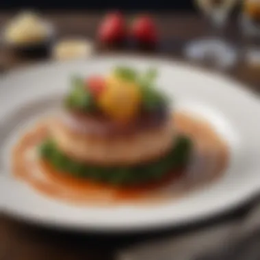 A modern twist on a traditional French dish, showcasing innovation in gastronomy.