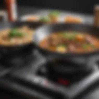 Comparing Electric Wok Brands for Informed Choices Different brands of electric woks on display