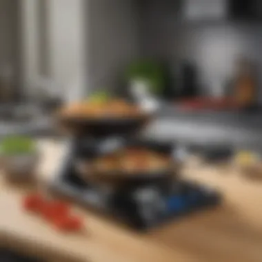 Enhancing Your Culinary Space with an Electric Wok A modern kitchen with an electric wok in use