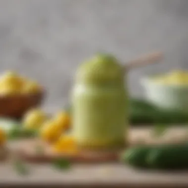 Zucchini puree, a light option full of hydration and nutrients for little ones.