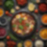 A vibrant assortment of fresh ingredients ready for meal preparation