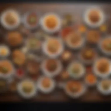 Diverse Meal Options for Every Taste An appealing table set with various delivered meal options