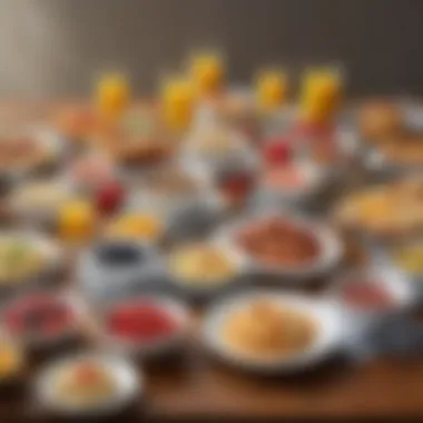 Vibrant Breakfast Options for Infants Colorful spread of baby-friendly breakfast options