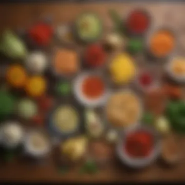 An array of fresh, affordable produce displayed on a wooden table