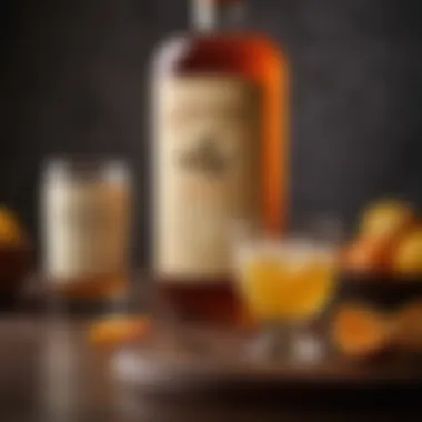 Close-up of quality ingredients for Bulleit Whiskey Sour