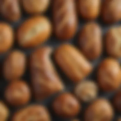 Variety of bread types showcasing their unique appearances and textures
