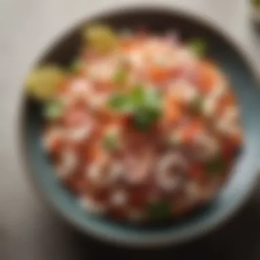 Modern Interpretations of Ceviche An innovative twist on ceviche featuring unique ingredients and modern presentation