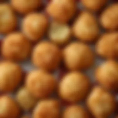 Close-up of Chick-fil-A chicken nuggets showcasing their texture