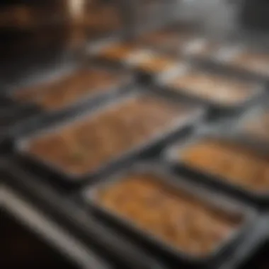 Sparkling clean oven trays after deep cleaning