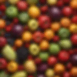 A vibrant assortment of fruits and vegetables suitable for the Daniel Fast