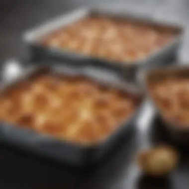 Innovative Design in Square Baking Pans Innovative square metal baking pan with unique design features