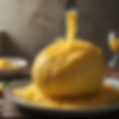 Golden, forked spaghetti squash strands on a plate