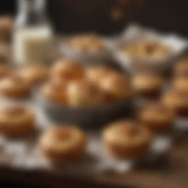 A variety of baked goods made with coconut flour displayed on a table