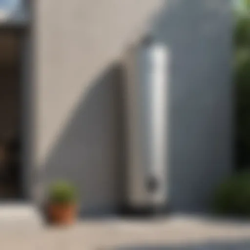 Modern design of a Cosori water heater showcasing its sleek exterior.