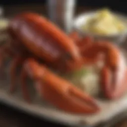 Freshly caught lobster showcasing Maine's seafood heritage