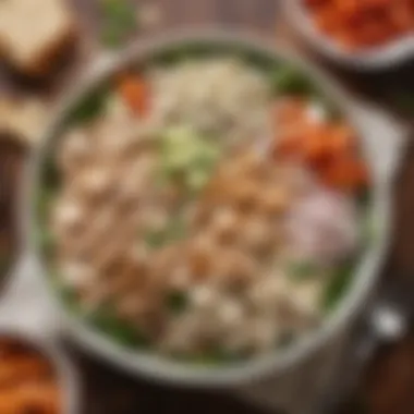 Nutrient-Rich Chicken Salad Bowl Healthy chicken salad bowl