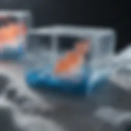 Close-up view of aerogel in Subnautica environment