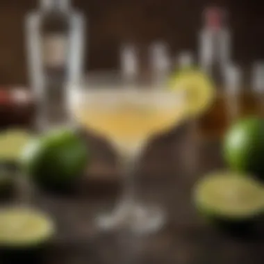 A collection of ingredients for a stunning margarita