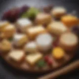 Artisanal cheese selection showcasing variety and texture