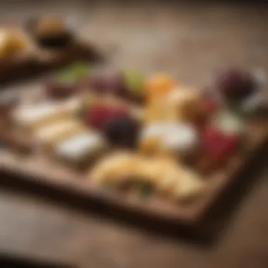 Elegant Cheese Board Presentation Elegant cheese board presentation with rustic accompaniments