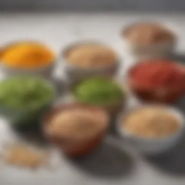 Nourishing Grains and Legumes Healthy grains and legumes in bowls