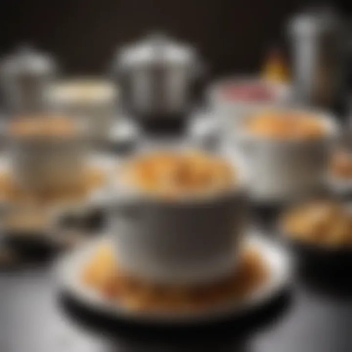 An assortment of dishes prepared using a cream can cooker