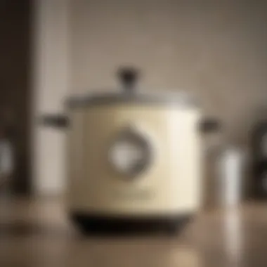 A traditional cream can cooker showcasing its robust design