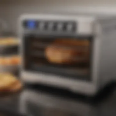Cuisinart Air Fryer Toaster Oven with accessories displayed, highlighting usability and convenience
