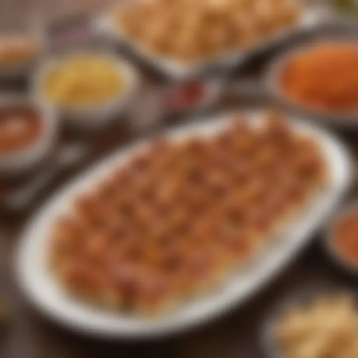 L'il Smokies served as a party appetizer with dipping sauces