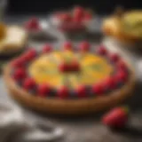 Delightful fruit tart made with safe ingredients for ulcerative colitis