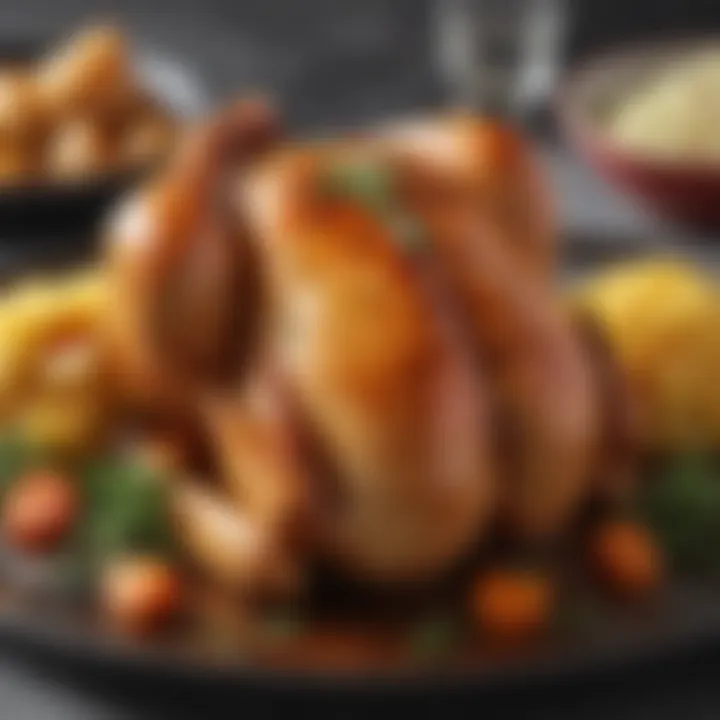 A beautifully plated chicken dish highlighting culinary versatility