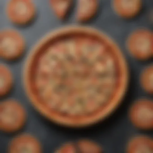 Visual representation of Domino's pricing structure for medium pizza