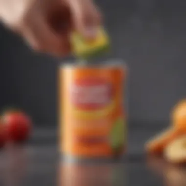 Modern Solutions for Hassle-Free Can Opening Innovative can opening tool in use