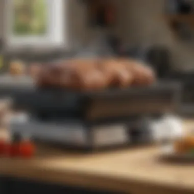 Sleek Electric Grill Design Electric grill showcasing sleek design and features.