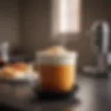 Innovative design of an electric heating cup showcasing modern aesthetics and functionality