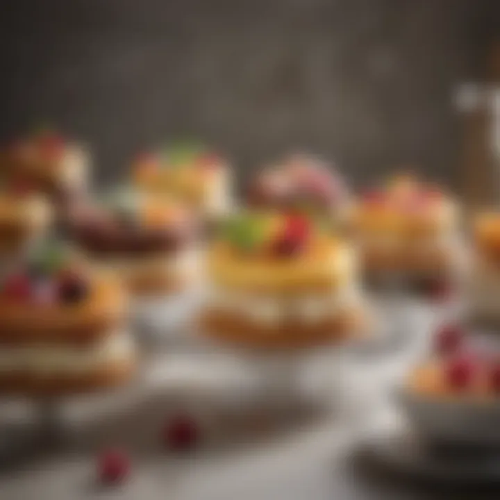 An assortment of delightful desserts perfect for a spring dinner celebration.