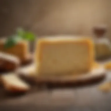 Aged Parmesan cheese showcasing the unique characteristics developed over time.