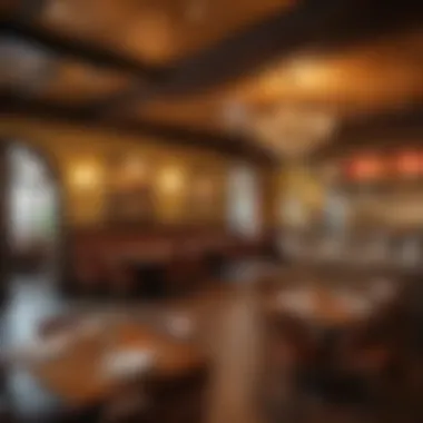 A warm and inviting interior of a popular Golden restaurant, highlighting its unique decor and ambiance.