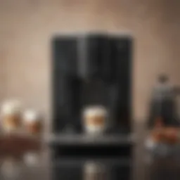Sleek and modern coffee maker with grinder and K-Cup functionality