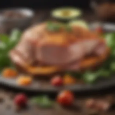 A close-up of a nutritious keto meal highlighting fresh ingredients