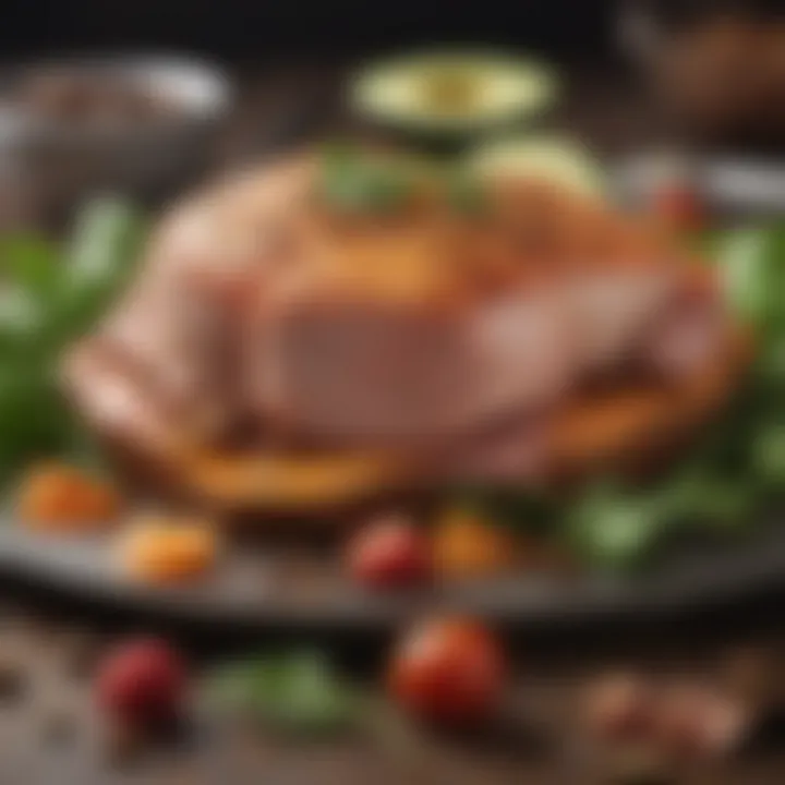 A close-up of a nutritious keto meal highlighting fresh ingredients