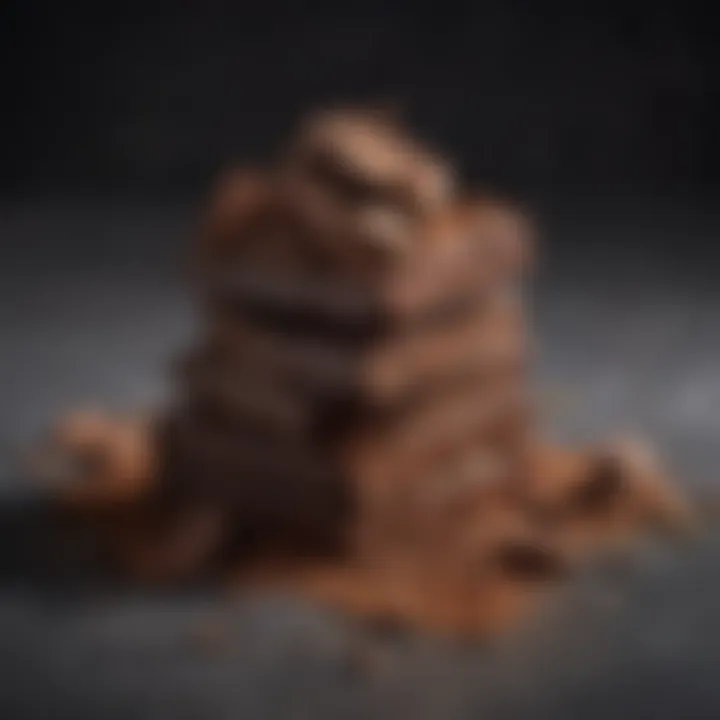 A variety of natural sweeteners for chocolate recipes