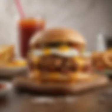 Healthy Breakfast Menu Options Healthy fast food breakfast options displayed on a vibrant menu
