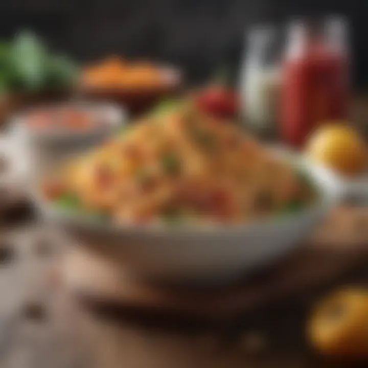 Vibrant dish showcasing seasonal flavors and creativity