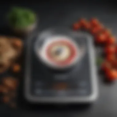 User-Friendly Interface of Macro Tracking Scales User interface of a food scale designed for tracking macros