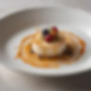 A beautifully plated contemporary dish