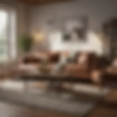 Cozy Living Room Setup A cozy living room setup featuring stylish home decor sourced from local stores.